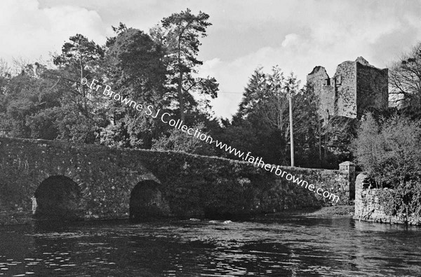 ABBEY FROM RIVER AT ABBEY BRIDGE